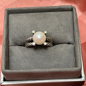 David Yurman Cable Pearl ring